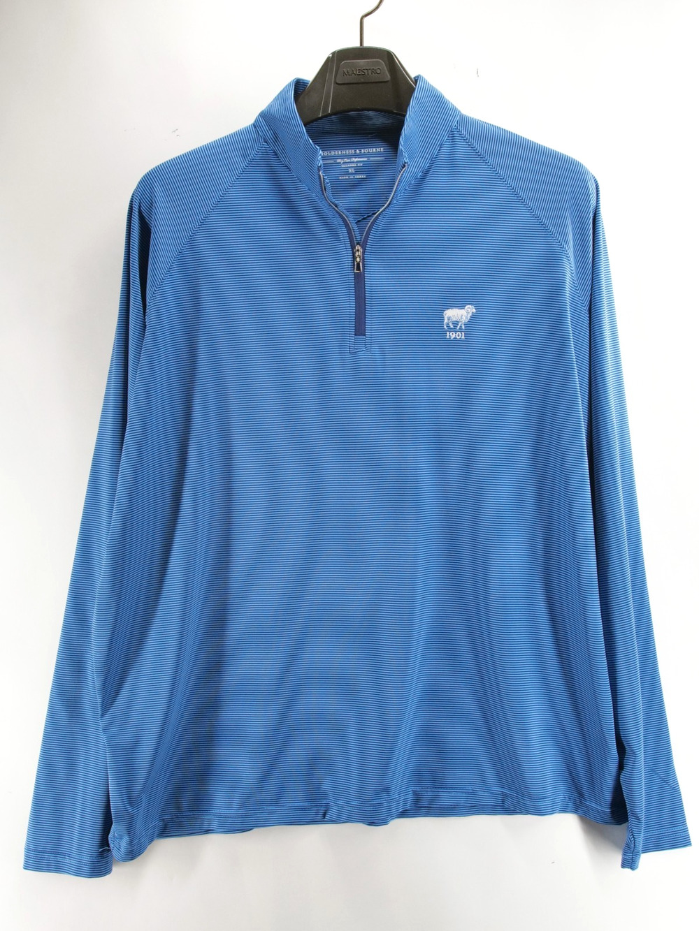 Holderness & Bourne Blue Men XL Performance Richland 1/4 Zip
